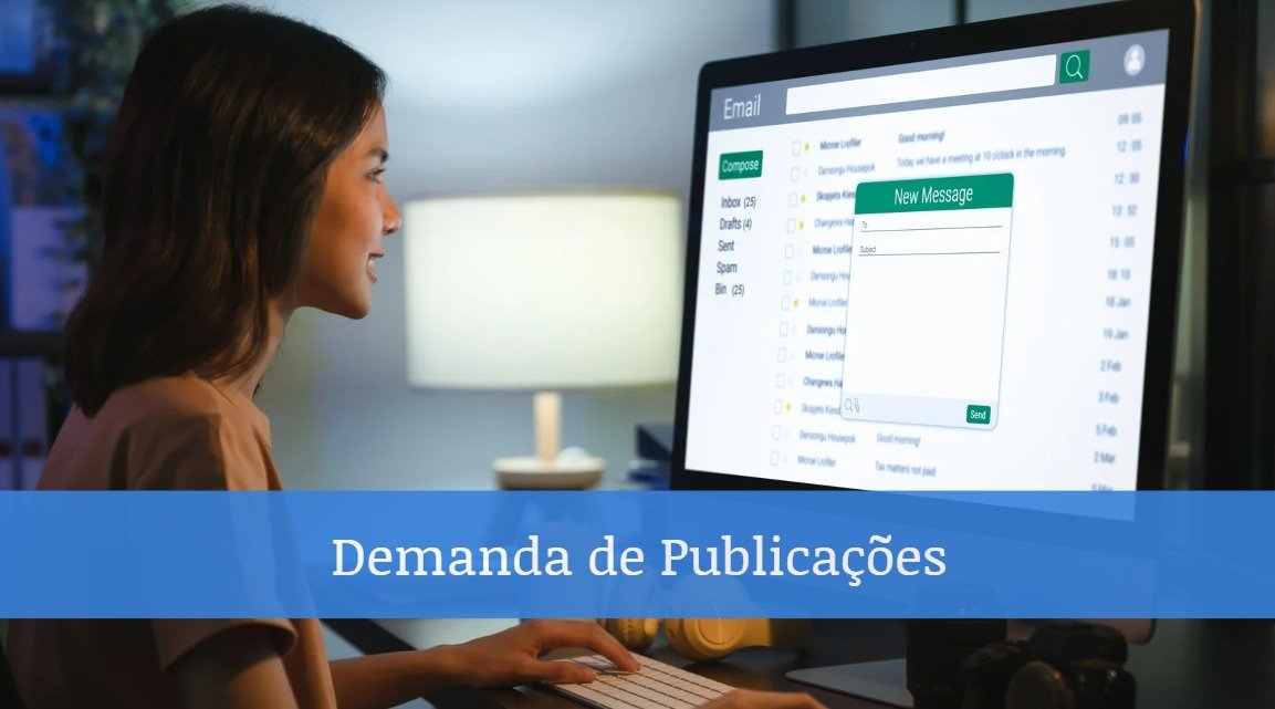 Demanda de Publicações - Envie-nos a sua.